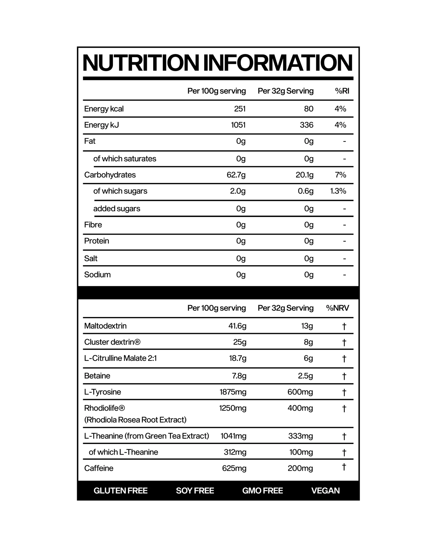 Marchon - WORKOUT FUEL